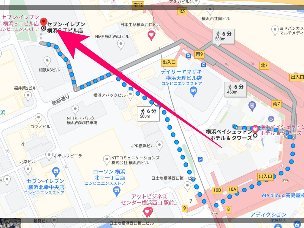 横浜ベイシェラトン 行き方
